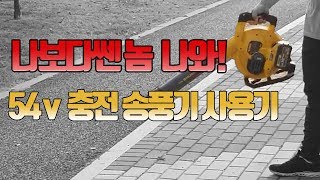 닥터공구+충전송풍기파워굿+바람량과 세기 굿 but 친절해져라 디월트(feat어깨끈)+잘좀하자+플렉스볼트+54V베터리의 힘+DCM572충전송풍기사용기+공구사용기+디월트