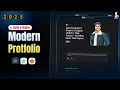 How To Create Portfolio Website In React JS | Complete React JS Website Project Tutorial 2025