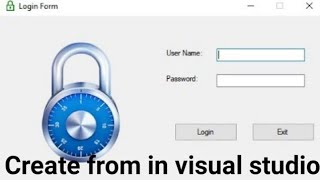 Login Form in Visual Studio using Java - Windows Forms App (.NET Application)