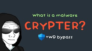 What is a MALWARE CRYPTER? + Windows defender bypass