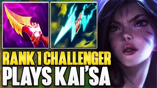 This is how a 1800 LP Challenger plays Kai'Sa *SOLO CARRY*