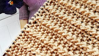 Простой способ вязания такой непростой резинки 🔥 knitting pattern.