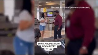 Spirit Airlines agent suspended after viral fight video at DFW Airport, airline says