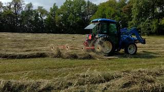 Raking hay 2018