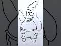 How to draw a Patrick Star | SpongeBob SquarePants | Easy Cartoon Drawing