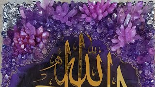 How to make resin calligraphy wall-hanging