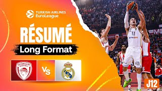 Olympiacos vs Real Madrid - Résumé Long Format - EuroLeague J12
