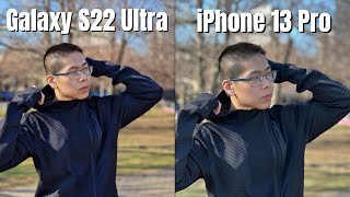 Samsung Galaxy S22 Ultra vs iPhone 13 Pro Camera Comparison