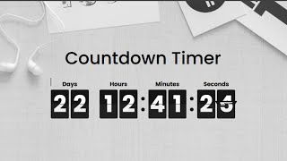 How To Create Countdown Timer Using HTML, CSS, JS | JavaScript And Flipdown Library