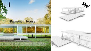 Rhino-Farnsworth House by Ludwig Mies van der Rohe