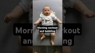 晨练和牙牙学语 Morning workout and babbling