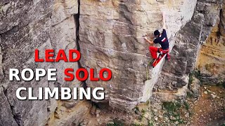 Lead Rope Solo Climbing Hessigheim Classics 3: Gammelkante