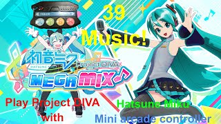 [39 Music!] 初音未來 Hatsune Miku Project Diva Mega 39s！使用小街機來玩Nintendo Switch版本的初音未來Project Diva