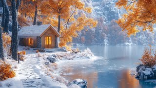 Listen to this music and you will feel better❄️Morning Winter Scenes with Peaceful Relaxing Music