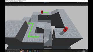 Unity - Custom node based AI - test 1