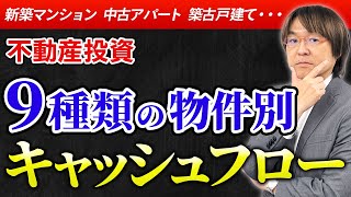 【不動産投資】あなたに合う物件は？物件の種類別キャッシュフロー９パターン