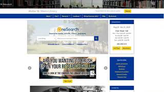 Accessing Databases at the CSUB Library
