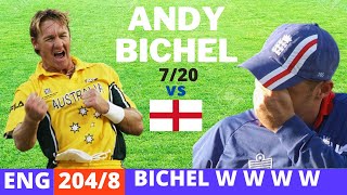 ANDY BICHEL - 7/20 VS ENG -- AUS VS ENG 2003 WORLD CUP 2003.