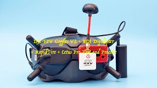 DJI FPV Goggles V2 + BDI Digidapter V2 + RapidFire + Cetus Pro: Test and Practice