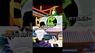 Atomix vs Gojo Saturo//Benjian Ten//#ben10#ben10omniverse #atomix#gojo#anime#jujutsukaisen#vs#shorts