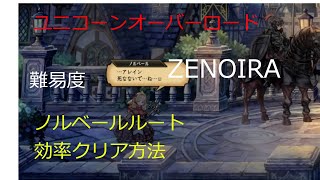 「ユニコーンオーバーロード」クリア10時間　難易度ゼノイラ　ノルベールチャレンジ