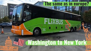 Flixbus to New York - From Washington to New York - Is it any good? Flixbus USA DC to NY!