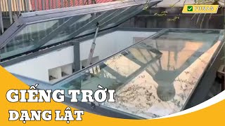 Giếng Trời Tự Động Thông Minh Dạng Lật ✅ Funas