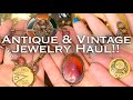 Antique & Vintage Jewelry Haul! ❤️❤️