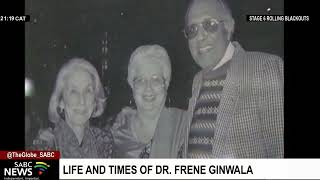 Dr Frene Ginwala's political career
