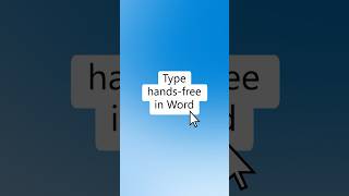 How to use Dictation in Word 🗣️ #microsoft365 #tutorial