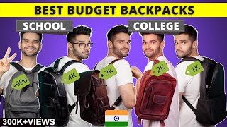 BEST Backpacks for Students in Budget | College Boy Fashion | BeYourBest Fashion Hindi by San Kalra