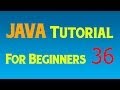 Java Tutorial for Beginners - 36 - Difference between method overloading and overriding