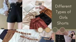 Types of Shorts with Names|Shorts For Girls || Different Types of shorts For Summer