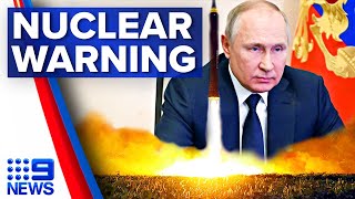 Russia President Putin hints at nuclear retaliation if West intervenes in Ukraine | 9 News Australia