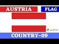 Austria Flag using python | #austria