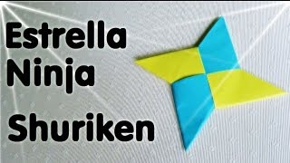 Shuriken Origami - Estrella Ninja de Papel