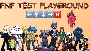Friday Night Funkin' Characters Test Mod | FNF Playground Remake