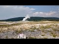 4k ambient sounds｜amazing old faithful geyser s eruption｜yellowstone national park｜黄石国家公园