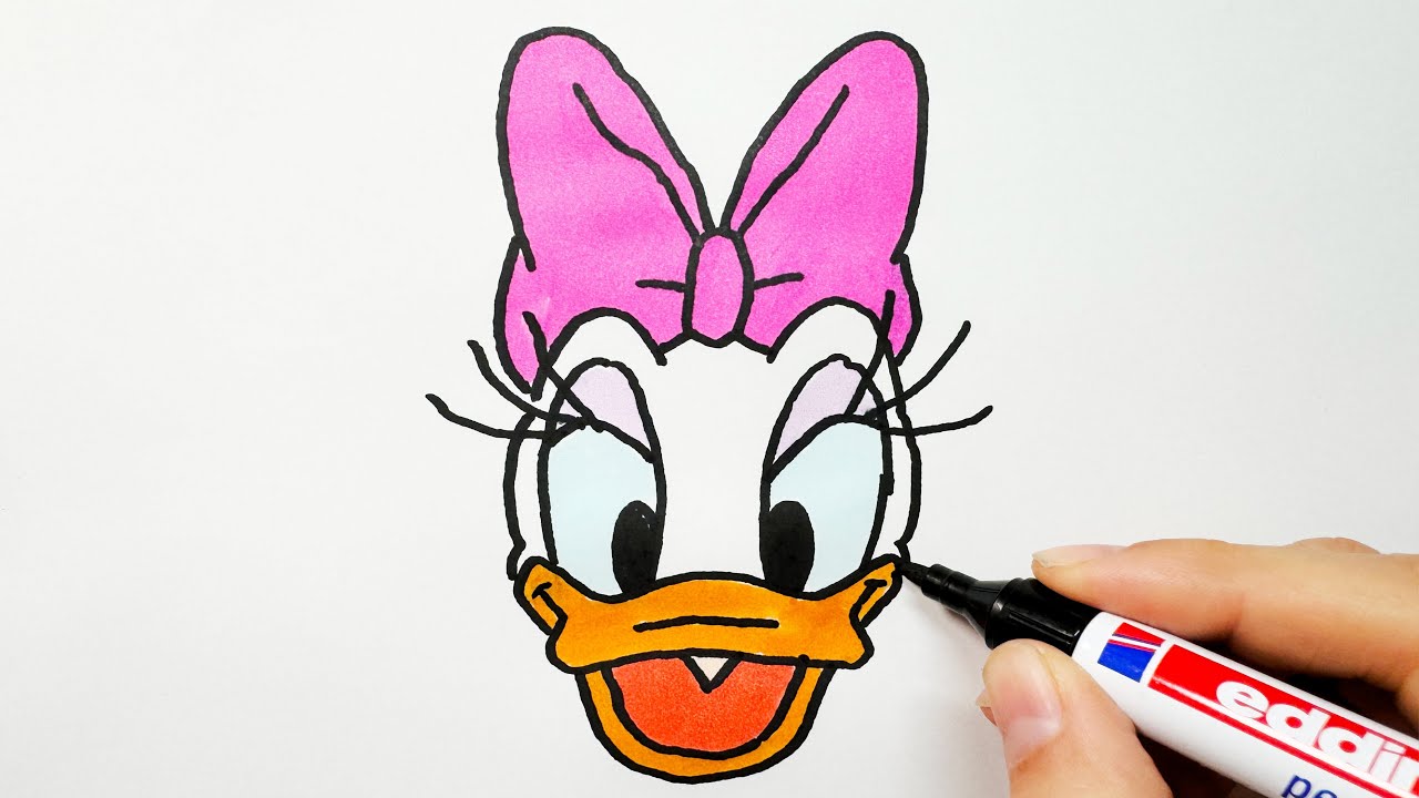 How To Draw Daisy Duck - YouTube