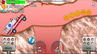 #part4 Hill Climb Racing 2 - New Ambulance, police car record on Highway Android #Gameplay