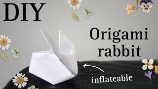 Origami rabbit | How to make an origami Easter rabbit | easy DIY paper rabbit | Easter origami ideas