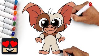 How To Draw Gremlins | Draw & Color Tutorial