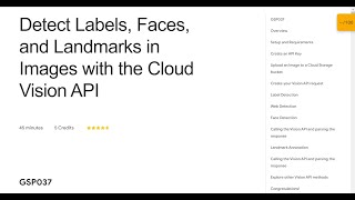 Detect Labels, Faces, and Landmarks in Images with the Cloud Vision API | GCRF | track4 | quest3