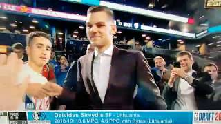 Dallas Mavericks Select Deividas Sirvydis with #37th Pick 2019 NBA Draft