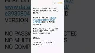 HOW TO DOWNLOAD VIVA-VIDEO-PRO (ANDROID VIDEO EDITOR)