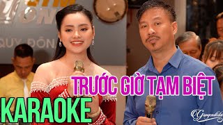 Karaoke Song Ca Trước Giờ Tạm Biệt - Quang Lập Thu Hường