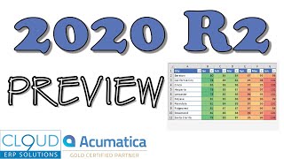 Acumatica 2020 R2 - Generic Inquiry Improvements