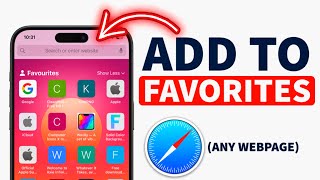 How to Add Website to Favorites in Safari Browser on iPhone | Safari Browser Tips