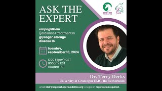 GSD1b - Ask the Expert Webinar #1 - Empagliflozin Treatment by Dr. Derks - 9.10.24