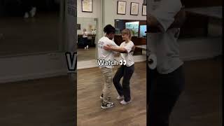 Easy bachata footwork with partner 🇩🇴 | #annayalfonso